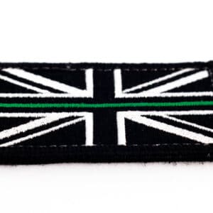 Union Flag Velcro Patch (Green Line)