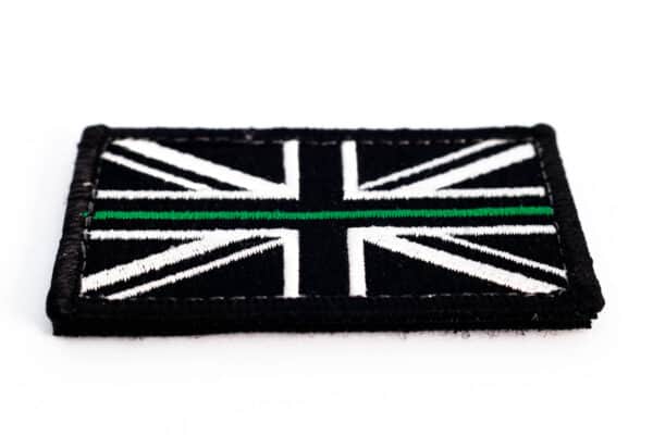 Union Flag Velcro Patch (Green Line)
