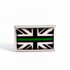 Union Flag Green Line Badge