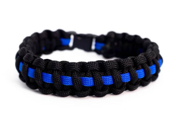 Paracord Wristband – Blue Line