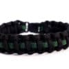 Paracord Wristband – Green Line 2