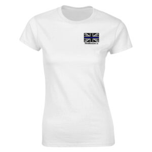 Ladies T - shirt - Union Flag/ThinBlueLineUK Logo