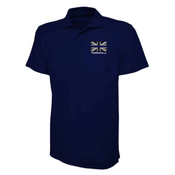 Thin Blue Line UK - Union Flag Polo Shirt/ThinBlueLineUK Logo
