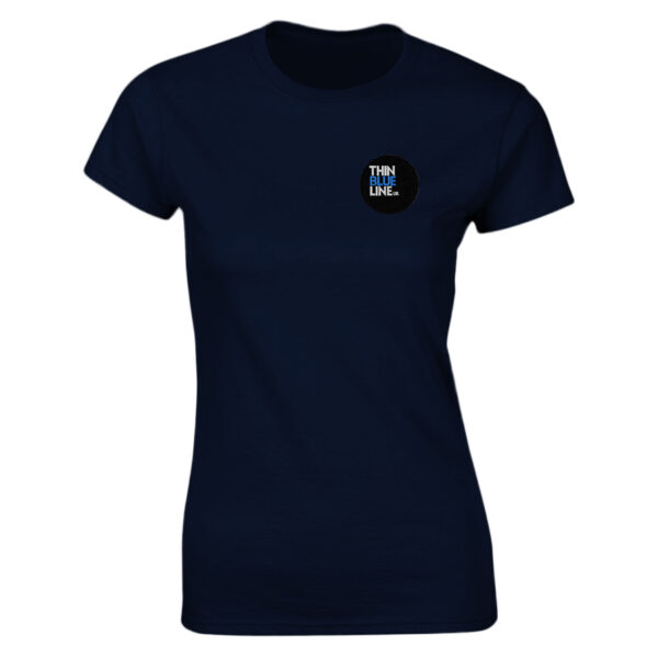 Ladies T - shirt - ThinBlueLineUK Logo