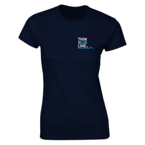 Ladies T - shirt - ThinBlueLineUK ( 3 Lines)