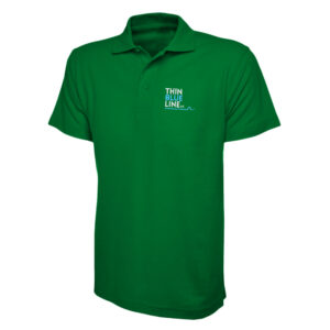 ThinBlueLine UK - Polo Shirt with TBLUK 3 line logo.