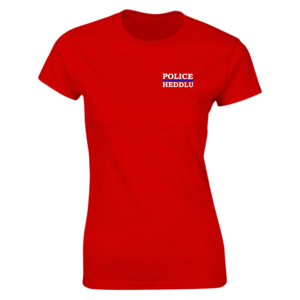 Ladies T - shirt - ThinBlueLineUK Police/Heddlu Logo