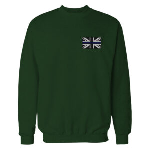 Mens Sweatshirt - Union Flag (blue line) Logo