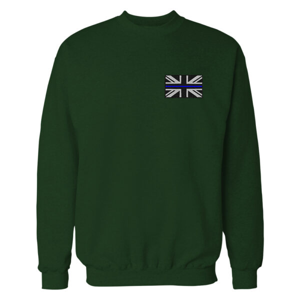Mens Sweatshirt - Union Flag (blue line) Logo
