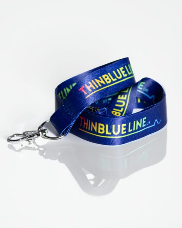 ThinBlueLineUK Rainbow Lanyard